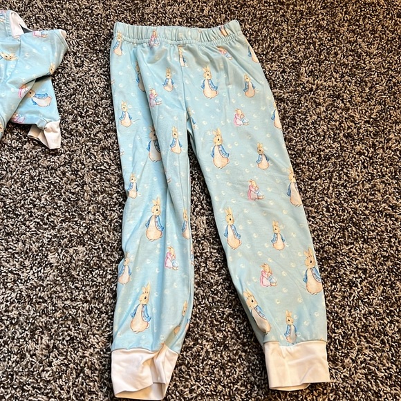 Peter Rabbit Blue Pajamas Embroidered F on Pocket - Picture 2 of 3